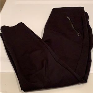 Ladies black pull on pants